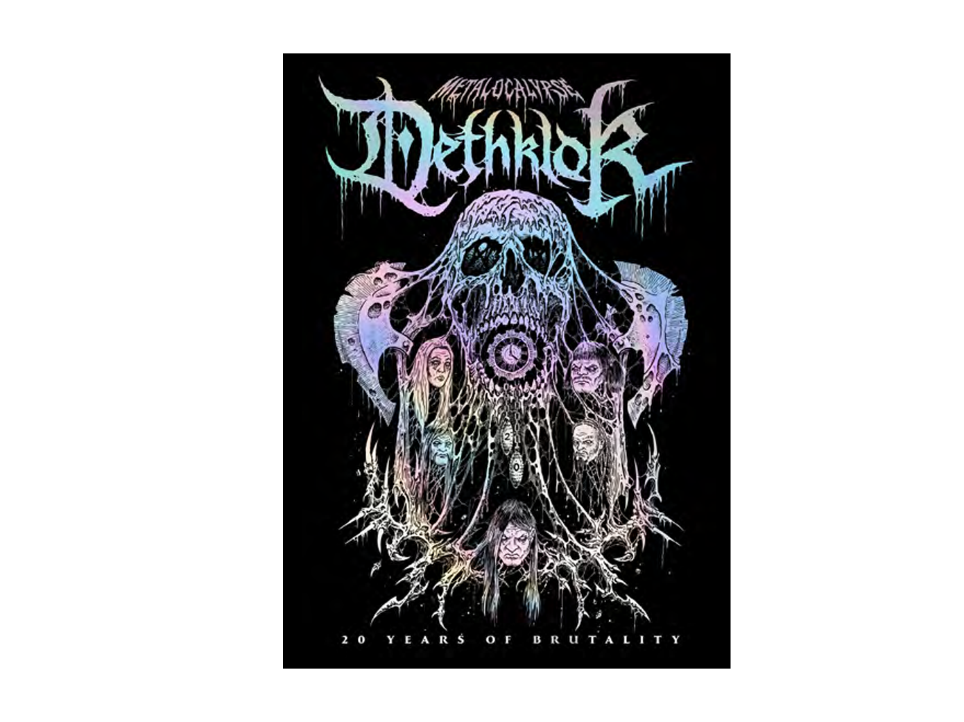 Official Dethklok Store - Holographic Anniversary Poster Official Dethklok Store - Holographic Anniversary Poster